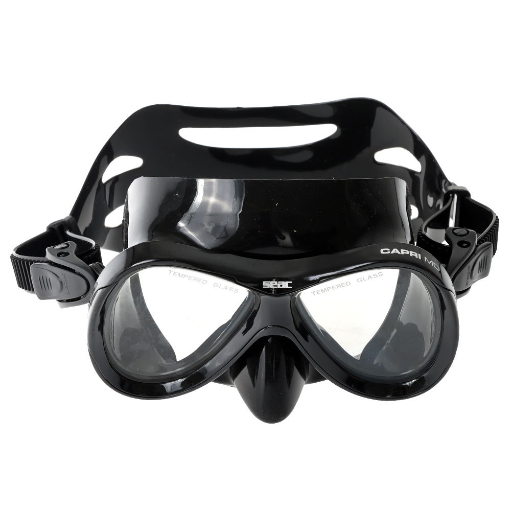 Seac Capri Liquid Silicone Junior Dive Mask Black
