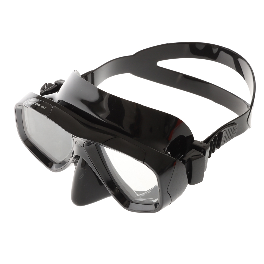 Atlantis Icon M2 Silicone Dive Mask Black/Black