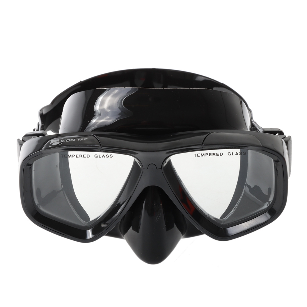Atlantis Icon M2 Silicone Dive Mask Black/Black