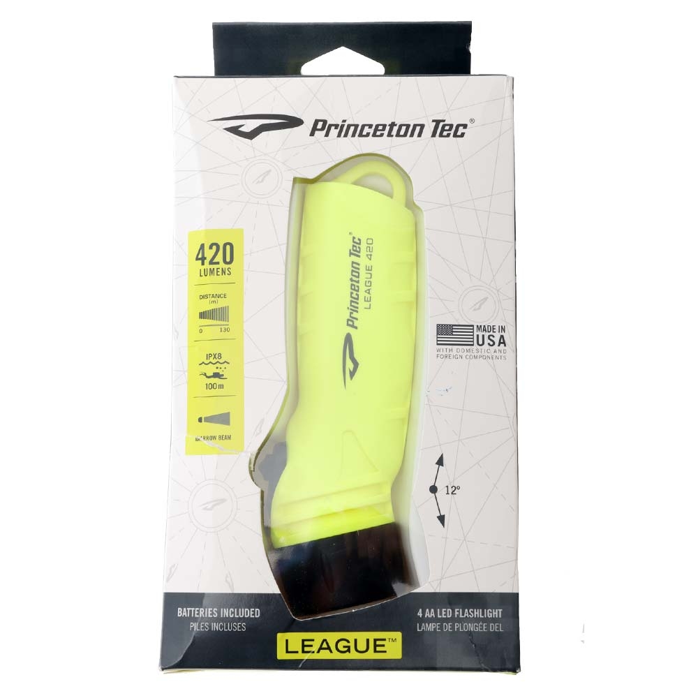 Princeton Tec League Dive Torch Yellow