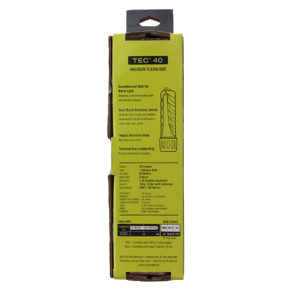 Princeton TEC40 Dive Torch Yellow