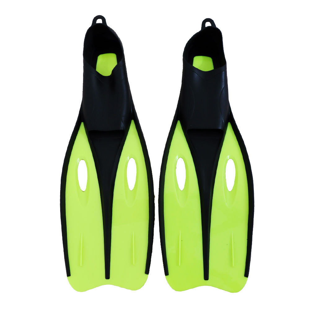 Hydro-Pro Dream Adult Dive Mask Snorkel and Fins Set Yellow Green US9.5-11.5 / EU42-44
