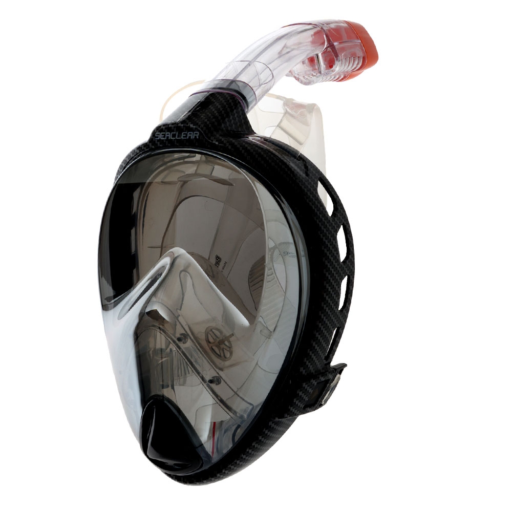 Hydro-Pro SeaClear Ultra Adult Full Face Dive Mask Black L/XL