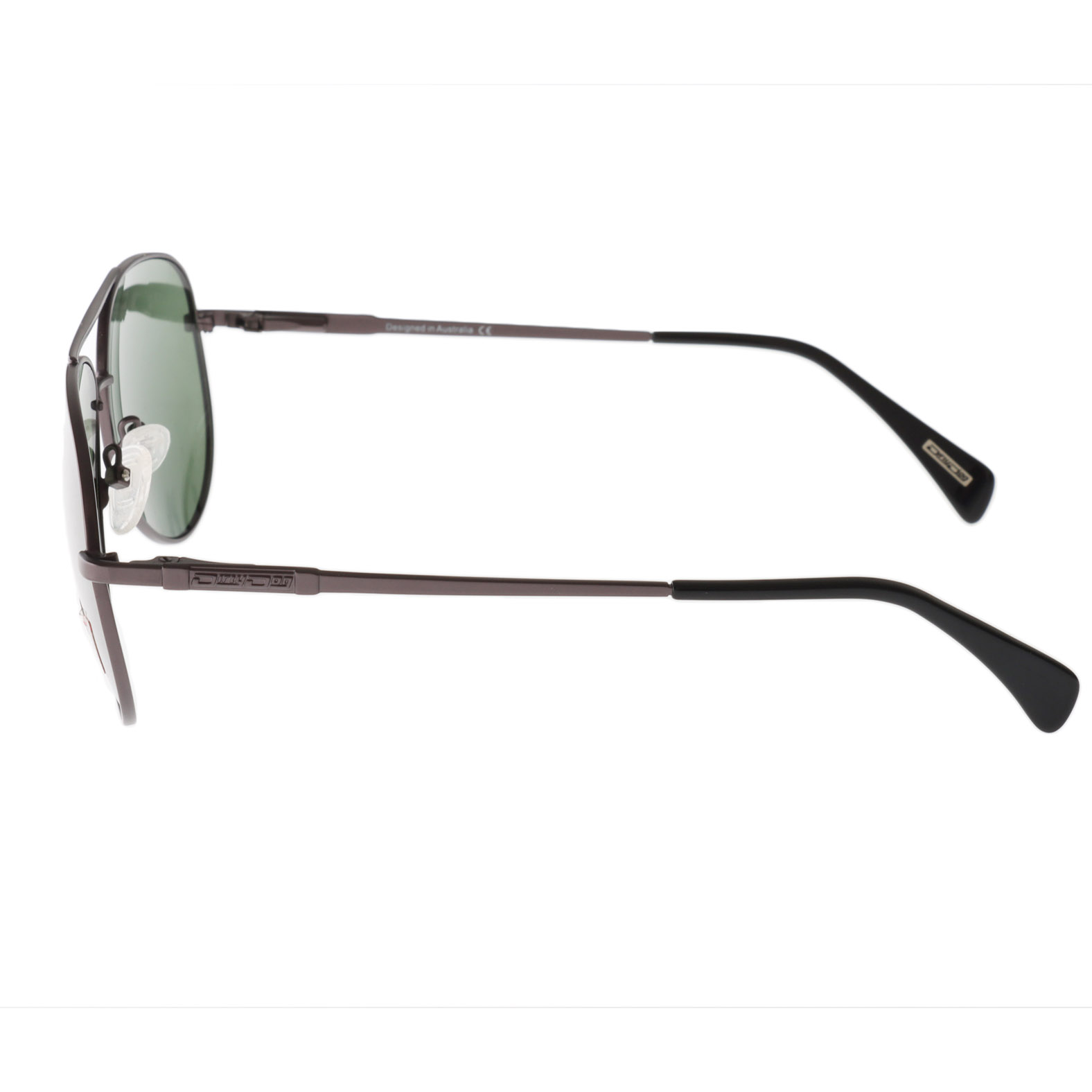 Dirty Dog Maverick Polarised Sunglasses Green with Gunmetal Frame