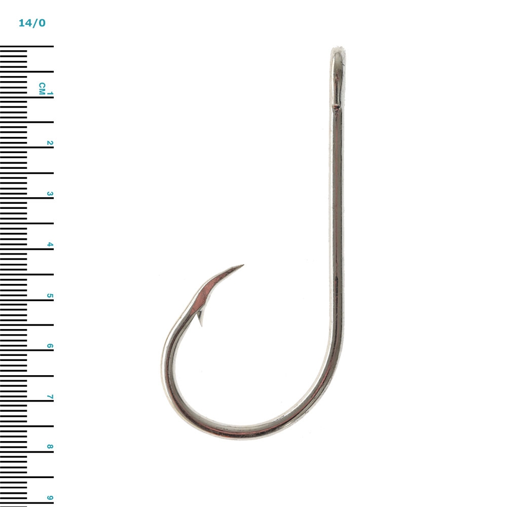 Mustad 39977 E-Z Baiter Cod and Grouper Circle Hook 14/0 Qty 1