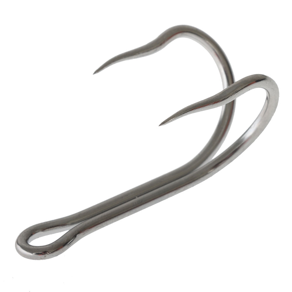 Mustad 78923 Barbless Double Tuna Hook Size 21