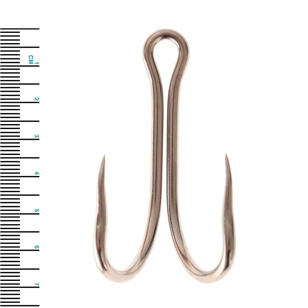 Mustad 78923 Barbless Double Tuna Hook Size 21