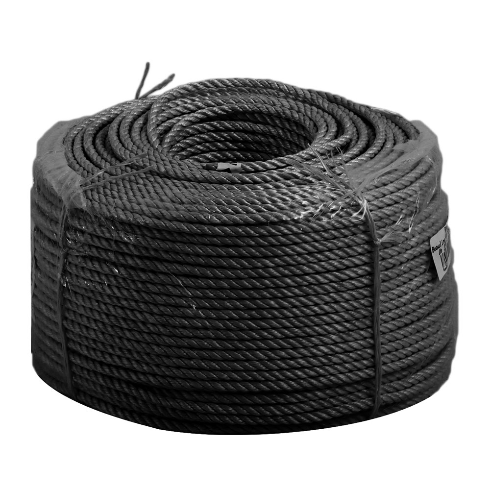 Beauline STD 3-Strand Rope Black 8mm x 1m
