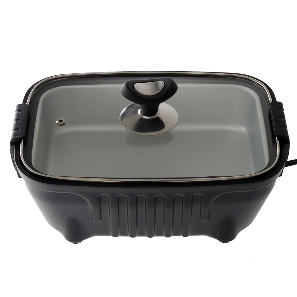 Rovin Portable Lunch Stove with Glass Lid 12V