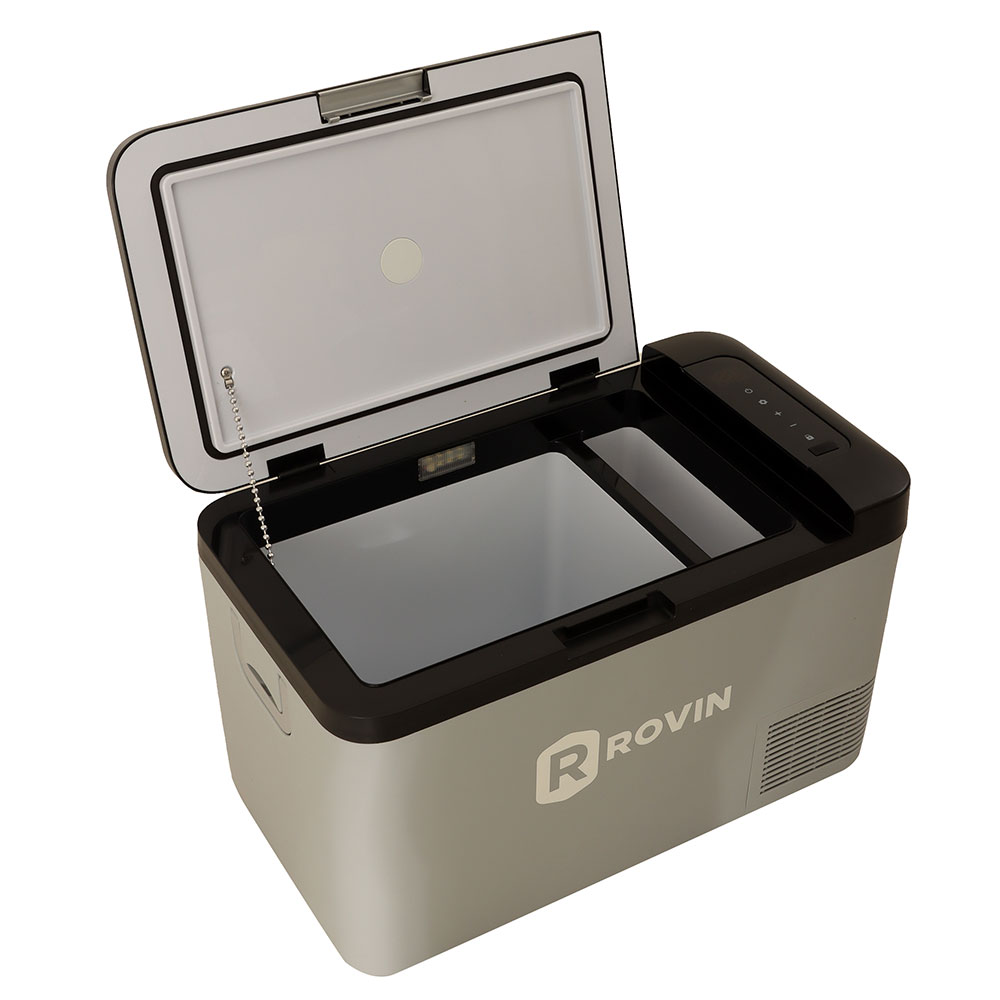 Rovin Portable Fridge with Bluetooth App and USB Charger 25L 12/24V DC 240V AC