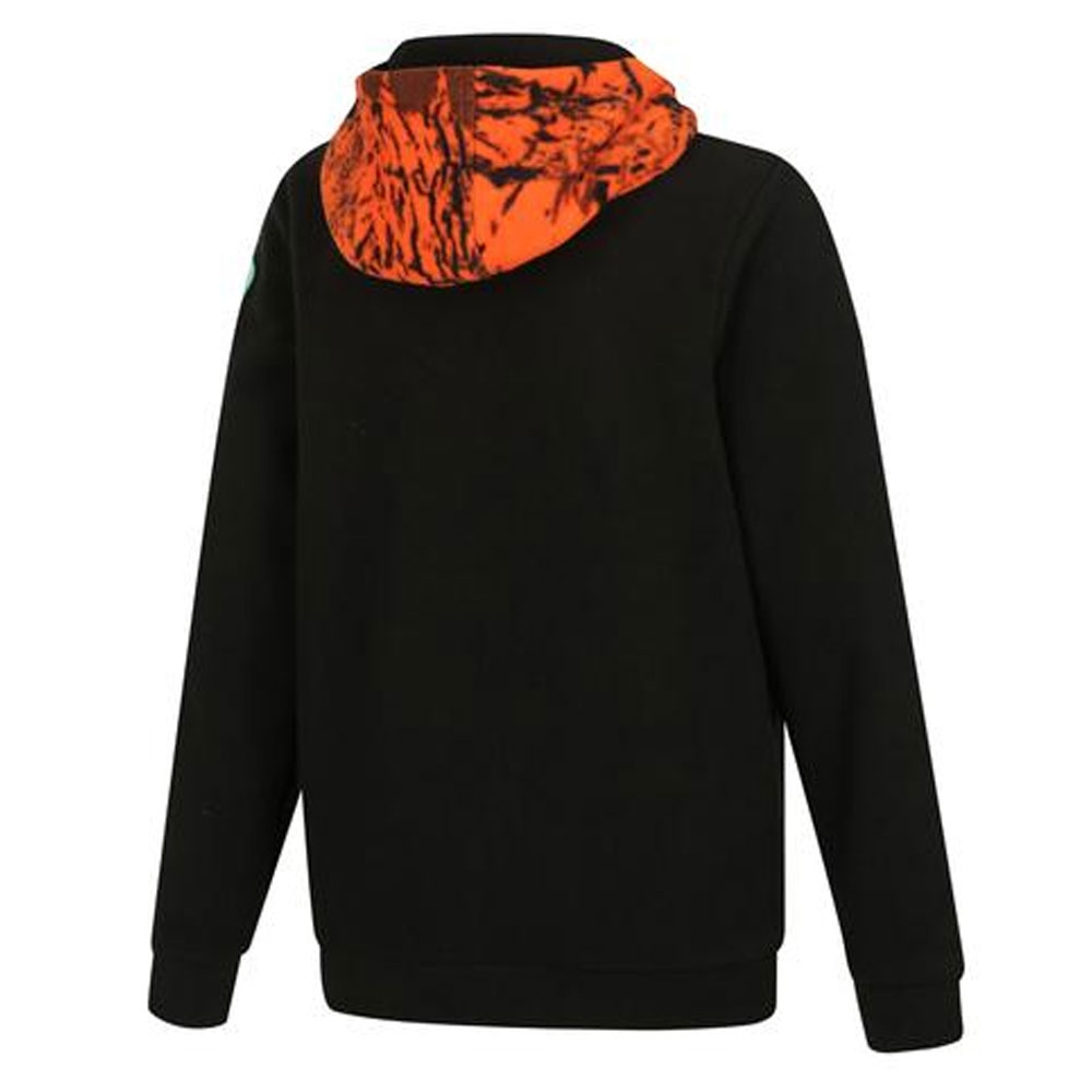 Ridgeline Spliced Kids Fleece Hoodie Blaze Camo/Black 2 Years