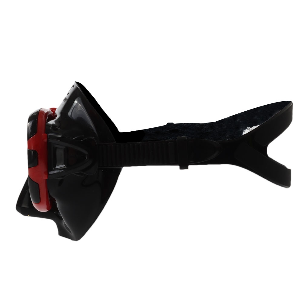 Seac Fox Sea Harvester Spearfishing Free Diving Mask and Snorkel Set Red/Black