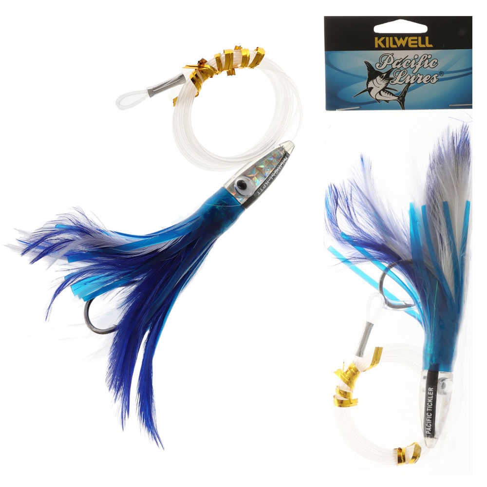 Kilwell Pacific Tuna Tickler Rigged Tuna Lure 140mm Blue/White