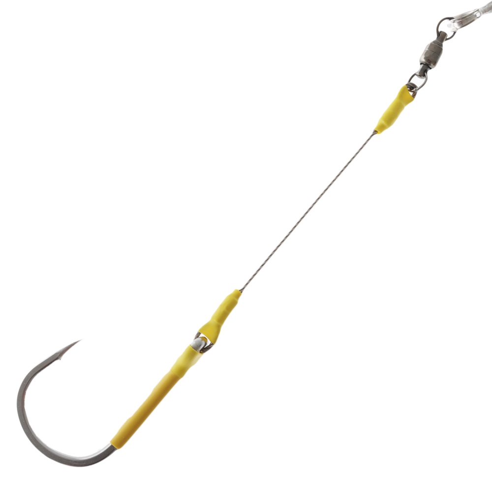Pakula 3D Fish Print Head Shaker Rigged Game Lure Yellowfin