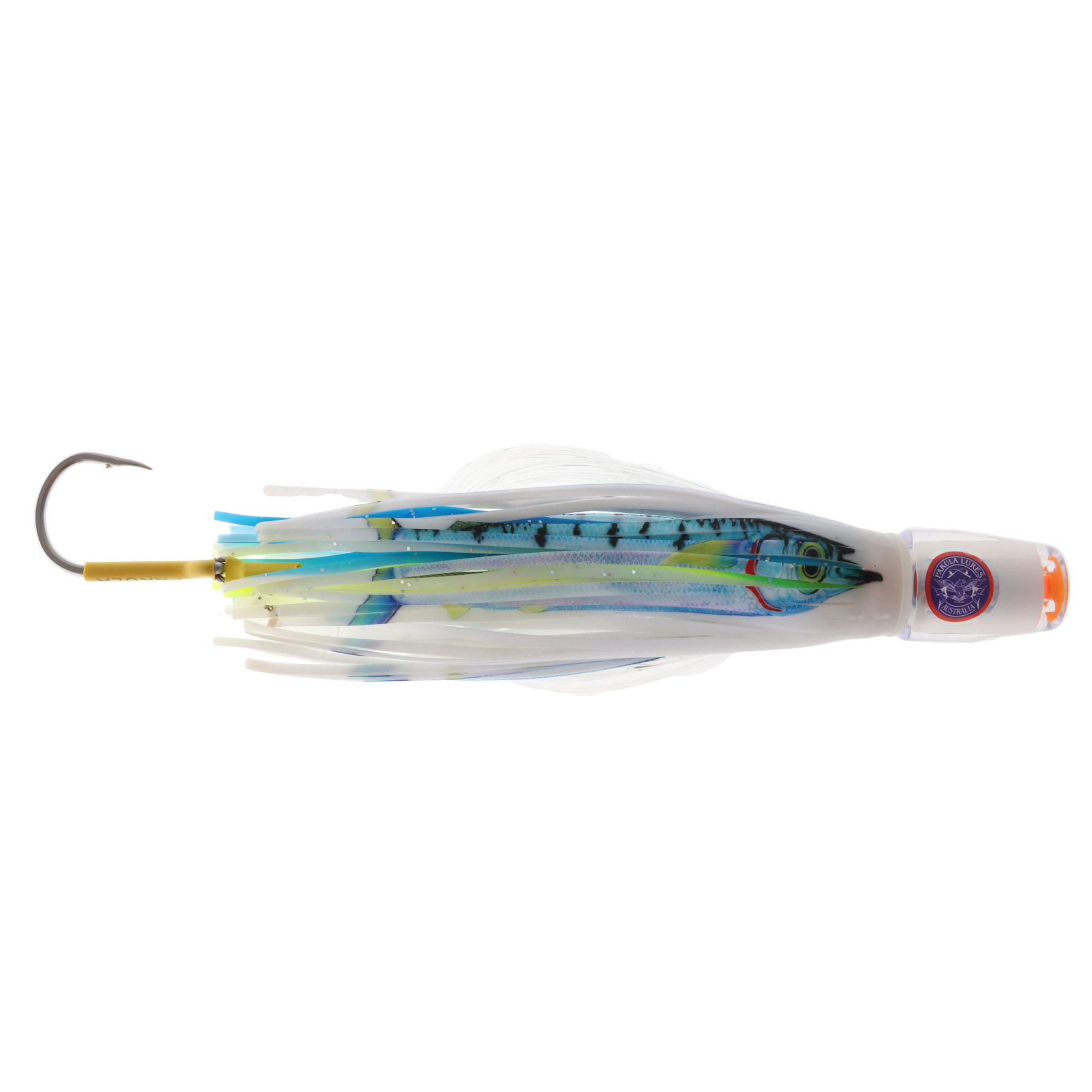 Pakula Paua Pearl Jet Mini Sprocket Lure 240mm - Rigged Garfish