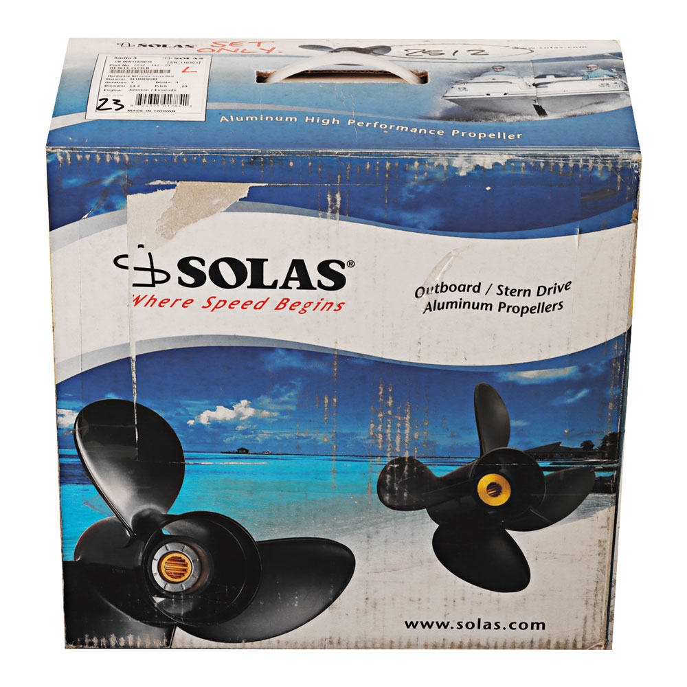SOLAS Amita 3 Outboard / Stern Drive Aluminium 3-Blade Propeller - Left Hand Rotation
