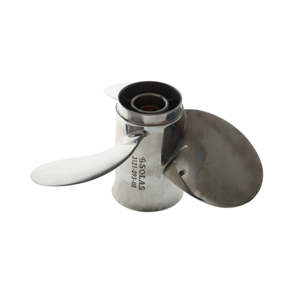 SOLAS 3121-093-08 Saturn Yamaha/Honda/Mercury Stainless Steel 9.9-15 HP 08 Propeller