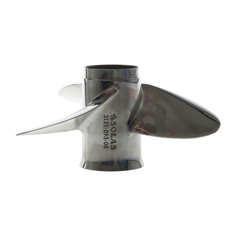 SOLAS 3121-093-08 Saturn Yamaha/Honda/Mercury Stainless Steel 9.9-15 HP 08 Propeller