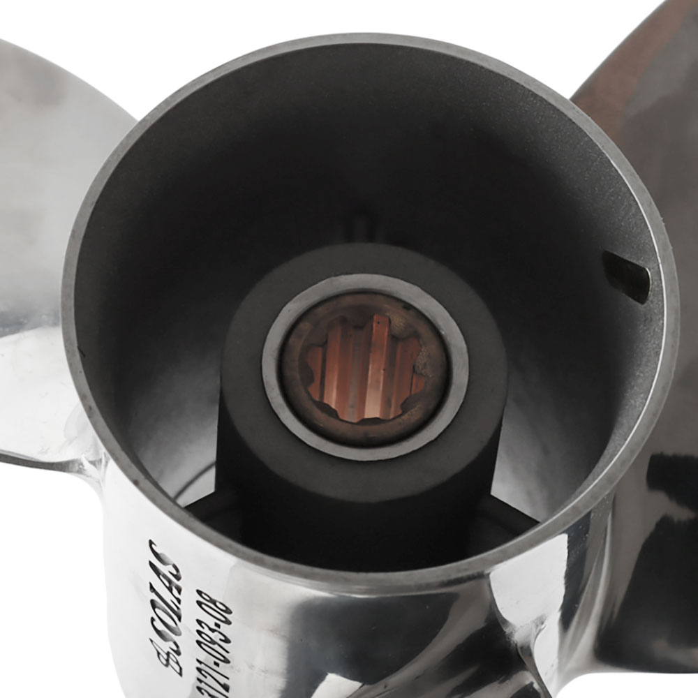 SOLAS 3121-093-08 Saturn Yamaha/Honda/Mercury Stainless Steel 9.9-15 HP 08 Propeller