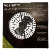 JCMatthew LED Camping Lantern with Fan 200 Lumens 3.3W Thumbnail JCMatthew LED Camping Lantern with Fan 200 Lumens 3.3W