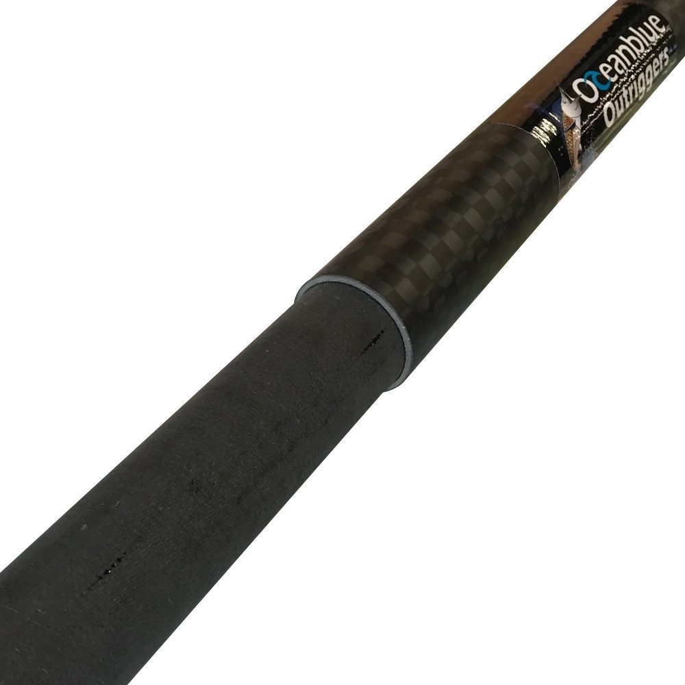 Oceanblue Carbon Super Stiff Rigged Outrigger Game Pole Pair 18ft