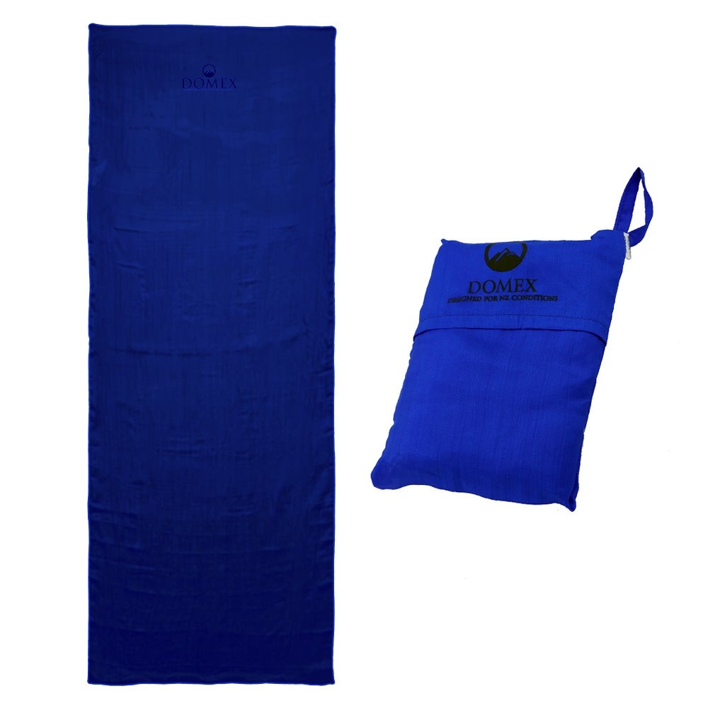 Domex Silk Sleeping Bag Liner Dark Blue