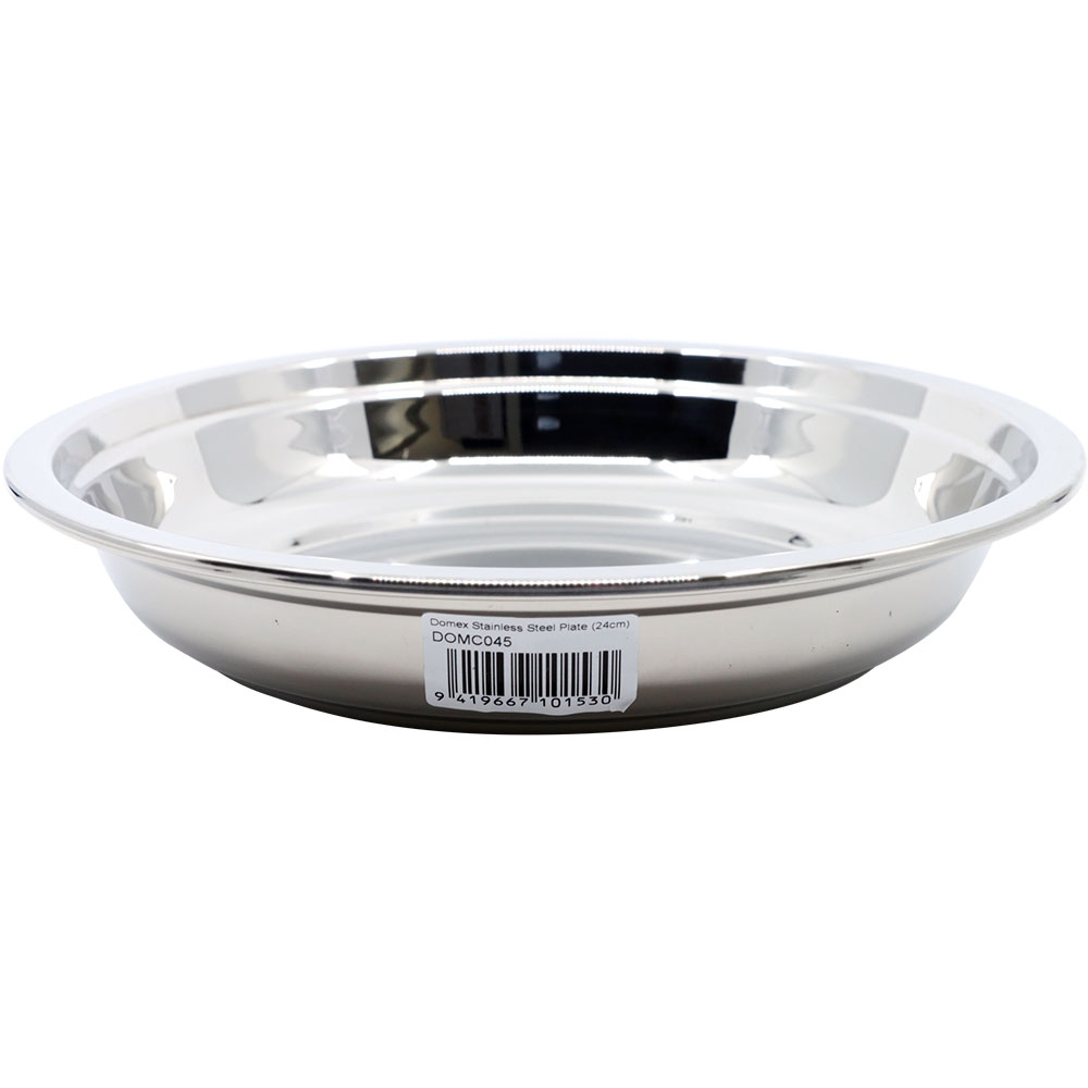 Domex Stainless Steel Plate 24cm