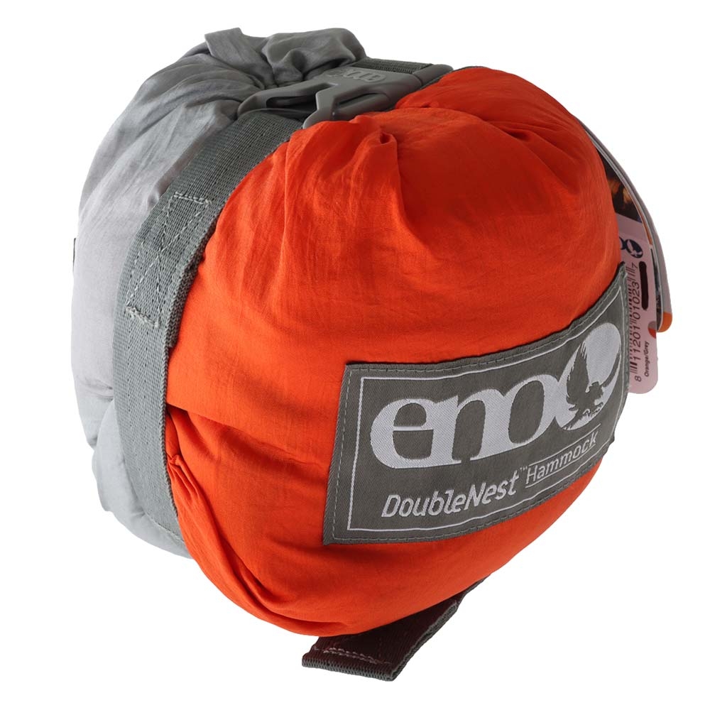 ENO DoubleNest 2 Person Hammock Orange/Grey
