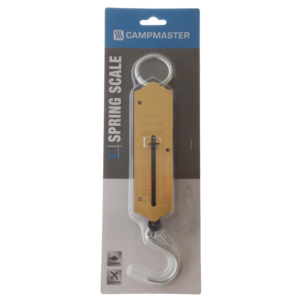 Campmaster Dual Marking Spring Weighing Scale 25kg