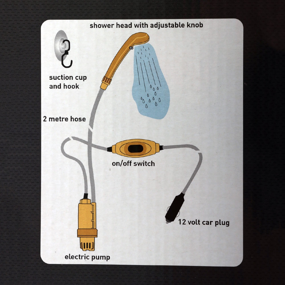 Campmaster Camp Shower 12v