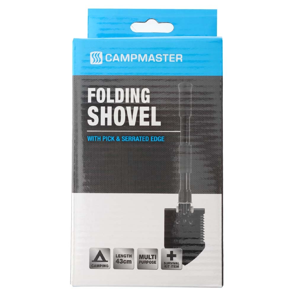 Campmaster Folding Shovel with Pick