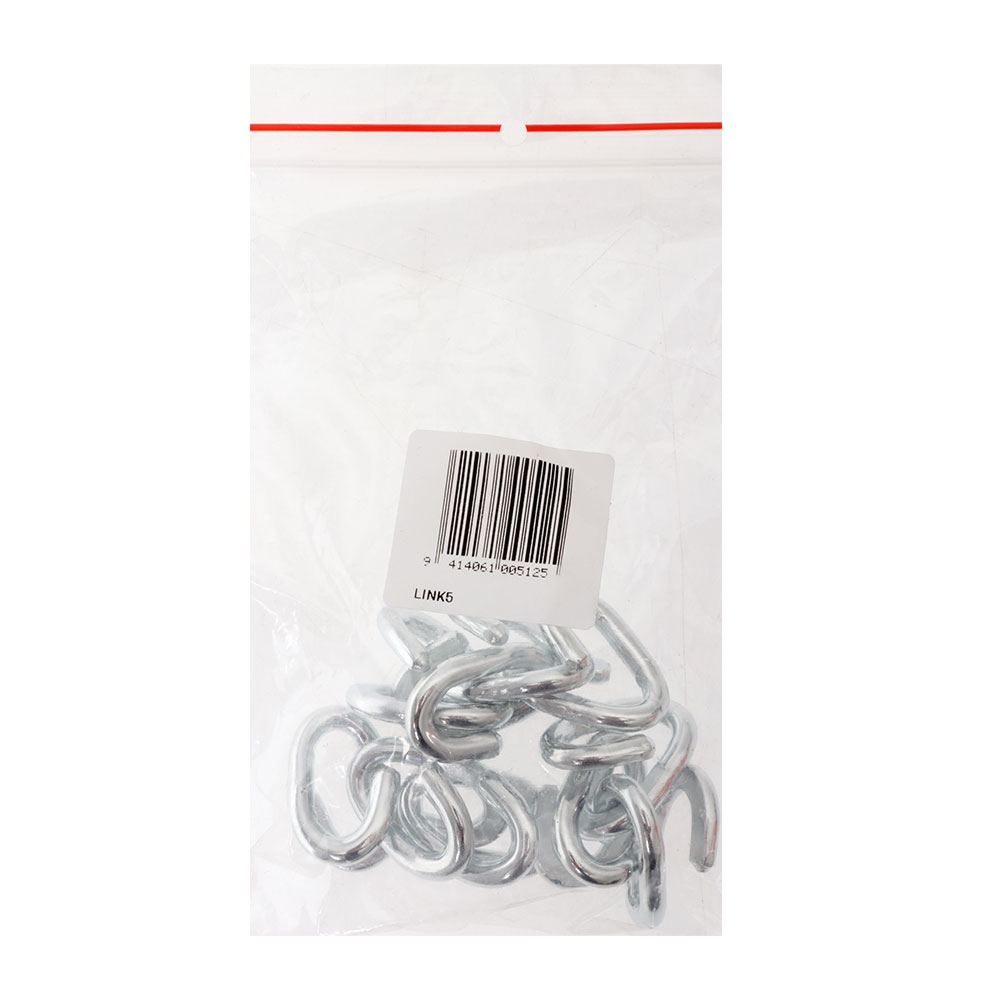 Handi-Pak Zinc-Plated Chain Links 5.0mm Qty 10