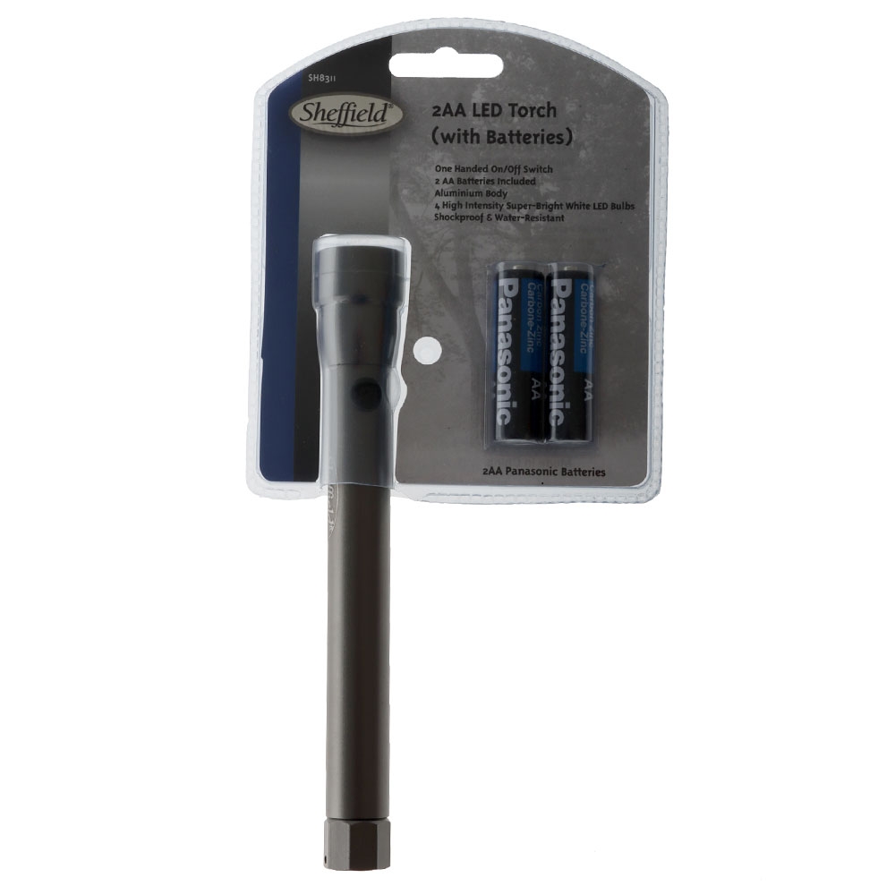 Sheffield 4 LED Aluminium Torch