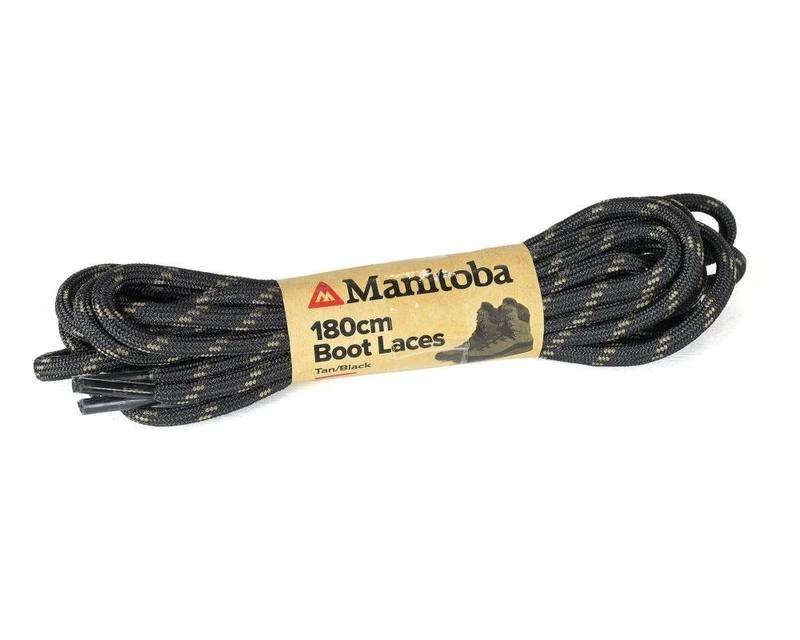 Manitoba Clothing Boots Laces Black/Brown