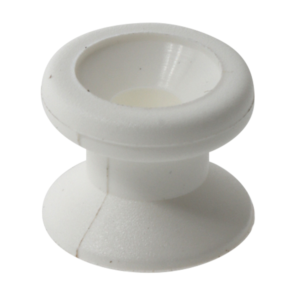 Osculati Shock Cord Button Nylon White 13mm OD for 5mm Cord