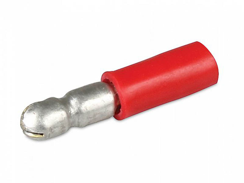 Hella Marine Male Bullet Crimp Connectors - Red Qty 100