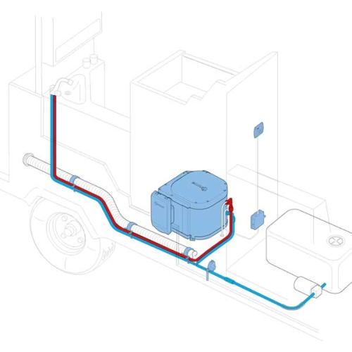 Truma Gas/Electric Hot Water Heater 10L 220v