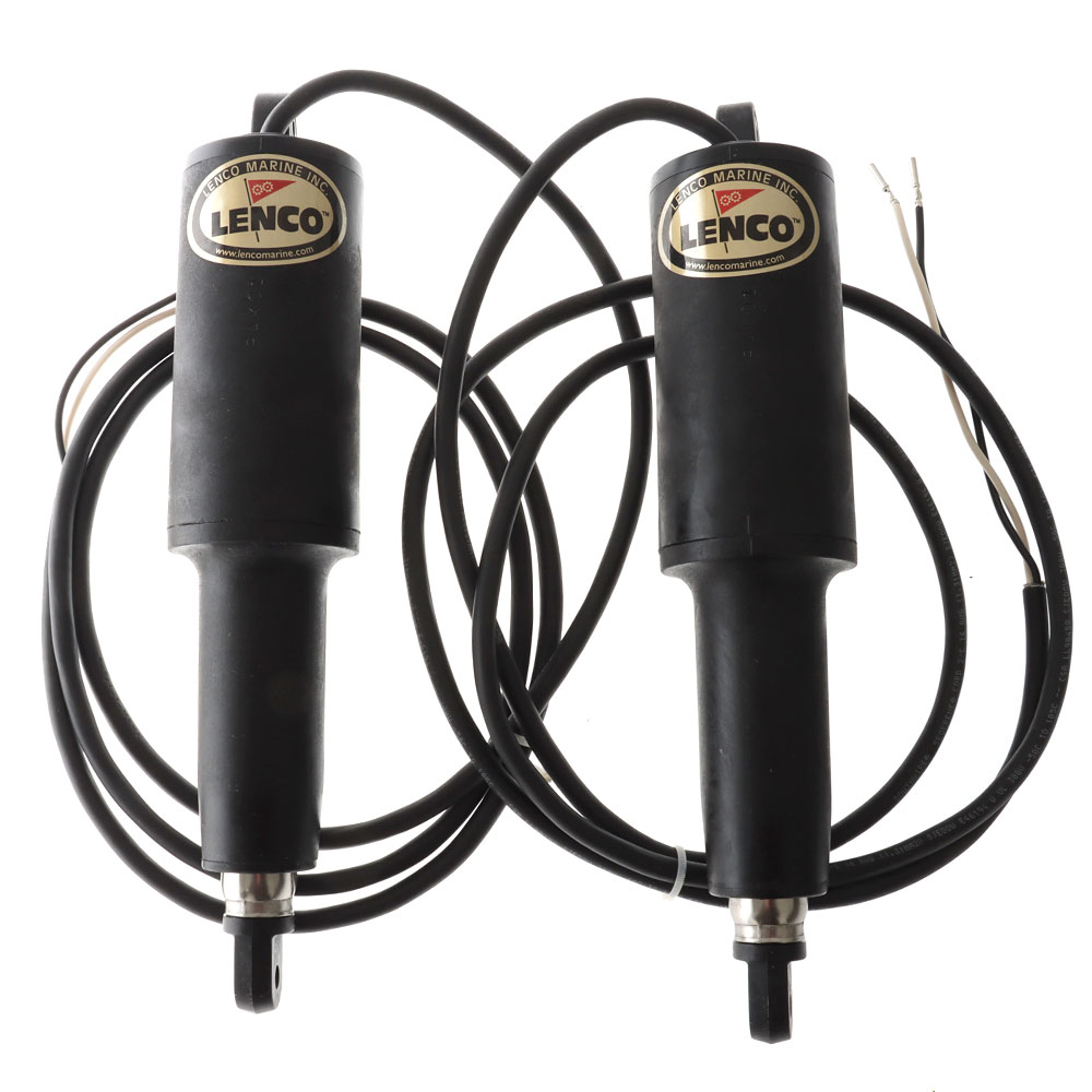 Lenco Standard Mount Trim Tab Kit with LED Switch 9x12in 12V