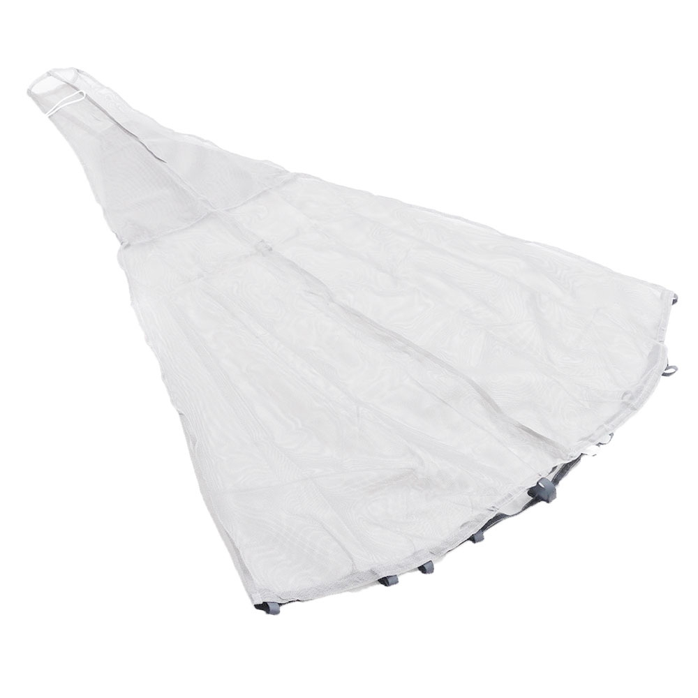 Nacsan Spare Whitebait Scoop Net with Trap 3.1m Grey