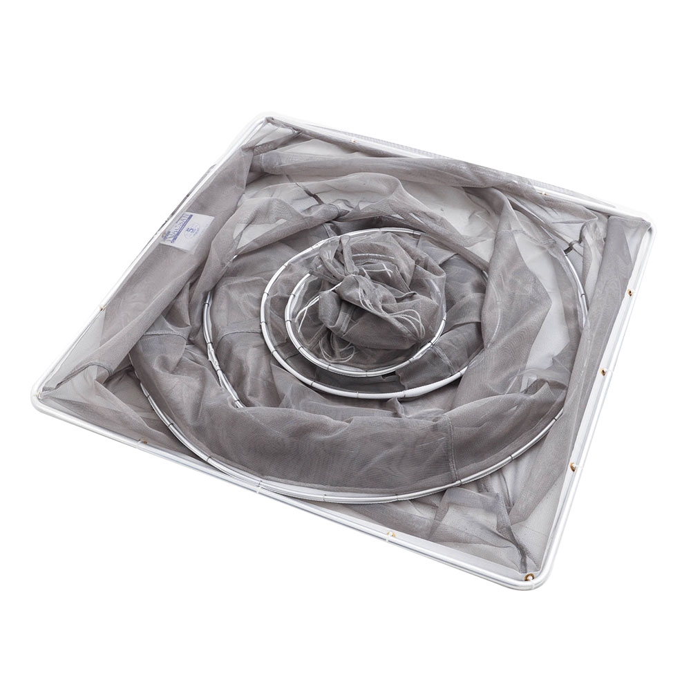 Nacsan Southland Sock Whitebait Net 5 Ring with Trap Grey
