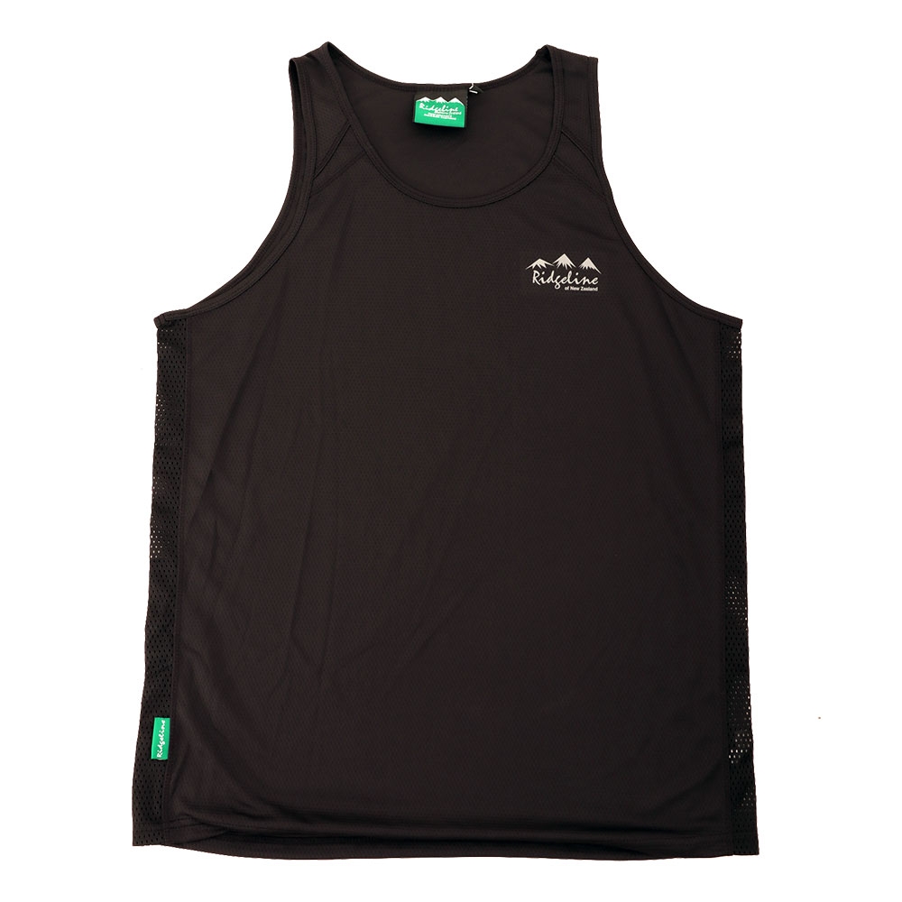Ridgeline Breeze Mens Singlet Black S