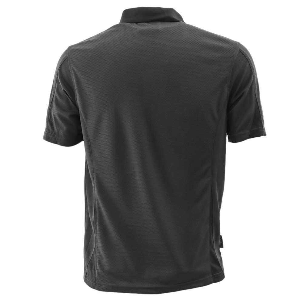 Ridgeline Breeze Mens Short Sleeve Polo Shirt Charcoal/Black S