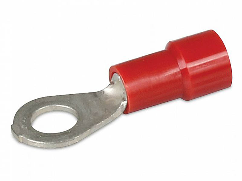 Hella Marine Eye Crimp Terminal - Red 4.3mm Qty 100