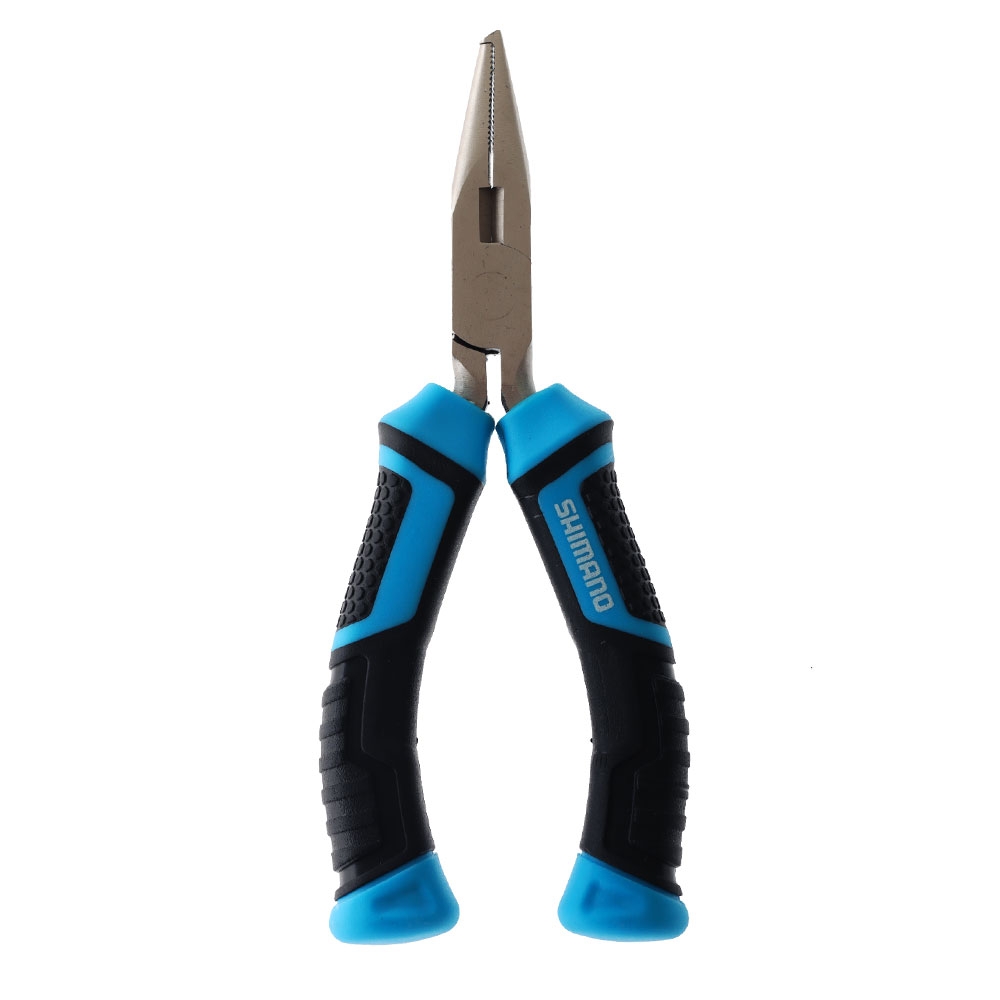 Shimano Brutas Split Ring Pliers Silver Nickel 5in