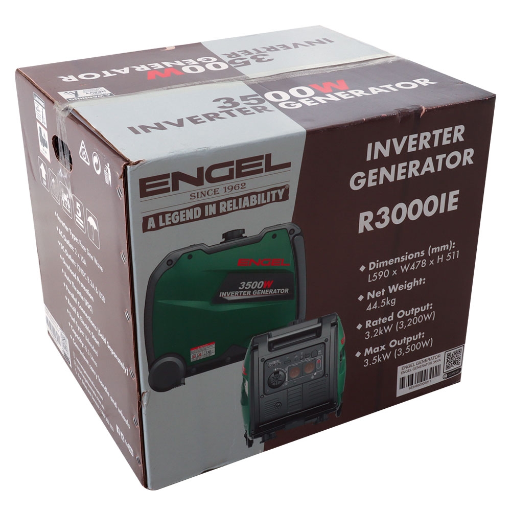 Engel R3000IE Pure Sine Wave Portable Inverter Generator 3.5kW