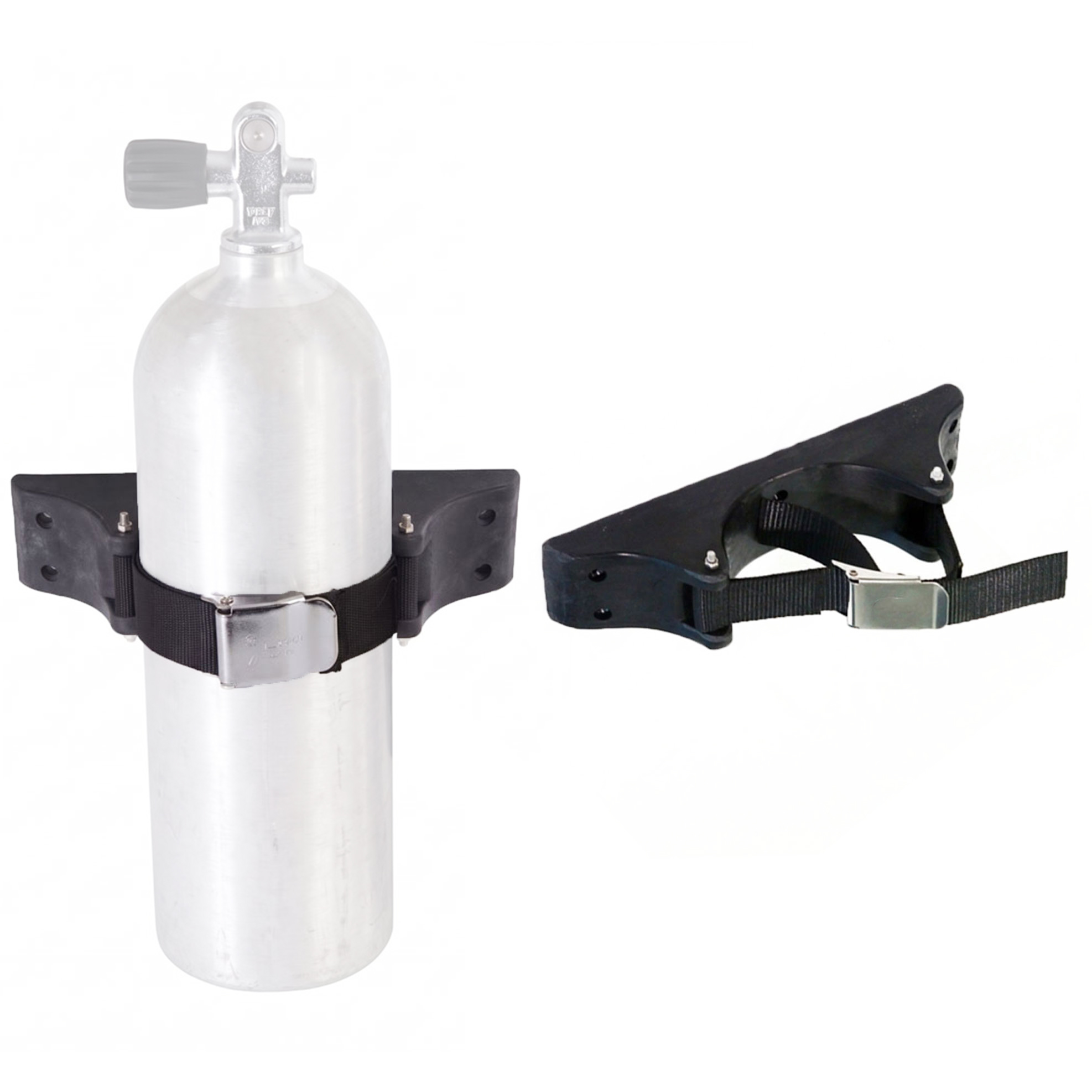 Hi-Tech 1 Dive Tank Holder Black
