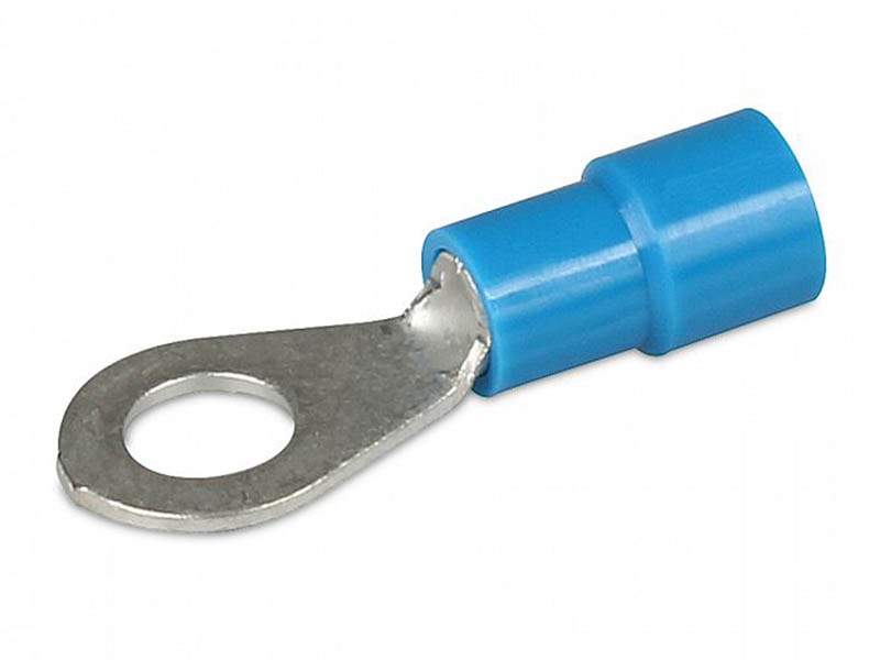 Hella Marine Eye Crimp Terminal - Blue 5mm Qty 100