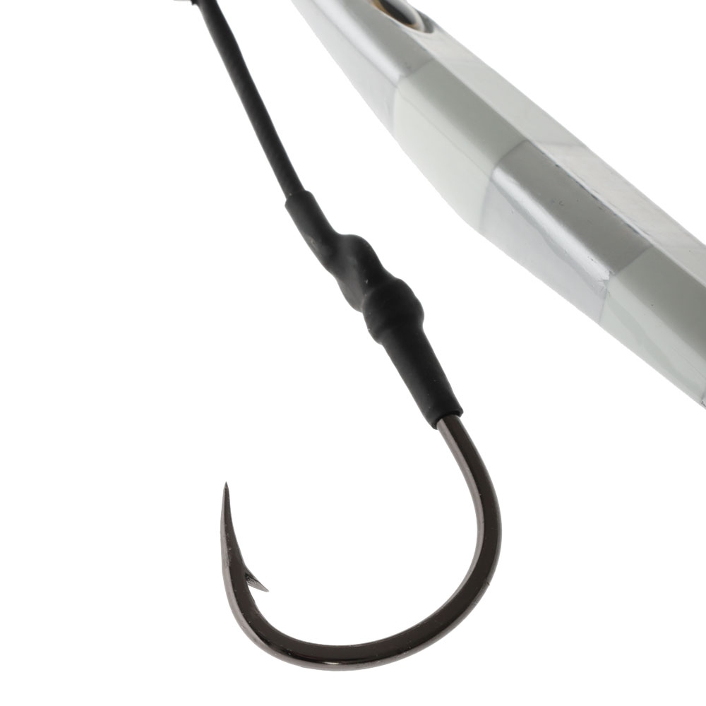 Zest Curved Slider Jig 400g Silver Zebra