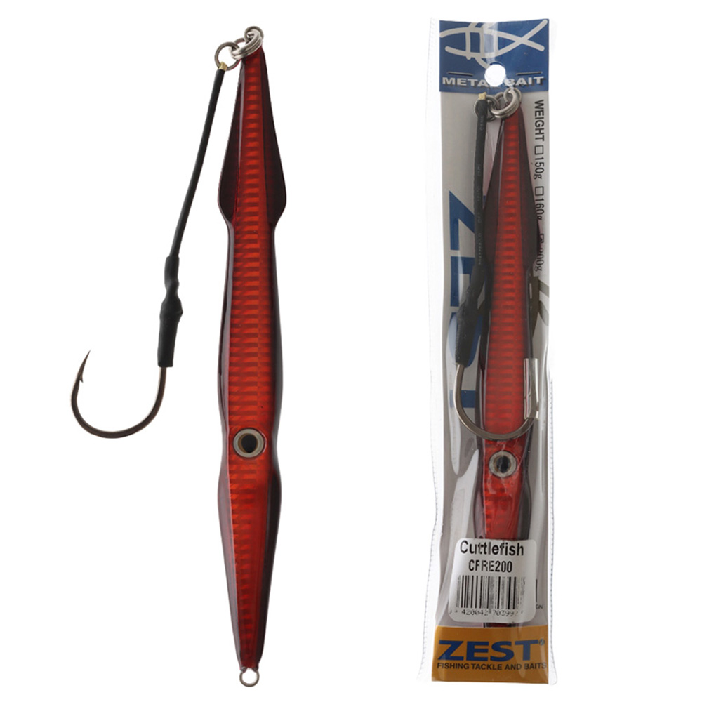 Zest Cuttlefish Jig 200g Deep Red