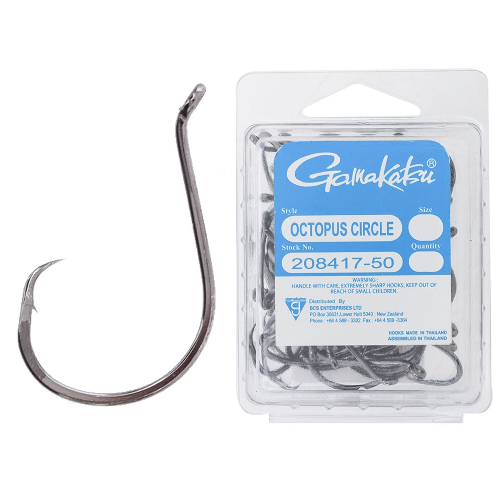 Gamakatsu Octopus Circle Hooks Mini Bulk Pack 6/0 Qty 50